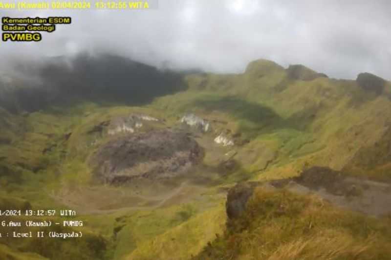 Badan Geologi Ingatkan Ada Peningkatan Aktivitas Vulkanik Gunung Awu di Sangihe