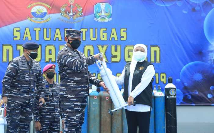 Bagi Warga Surabaya yang Butuh Oksigen Bisa Datang ke Tempat Ini, TNI AL Sediakan dengan Gratis