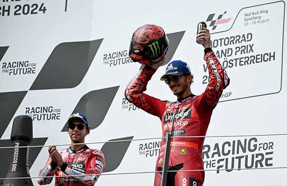 Bagnaia Juara Ketiga Kalinya Berturut-turut