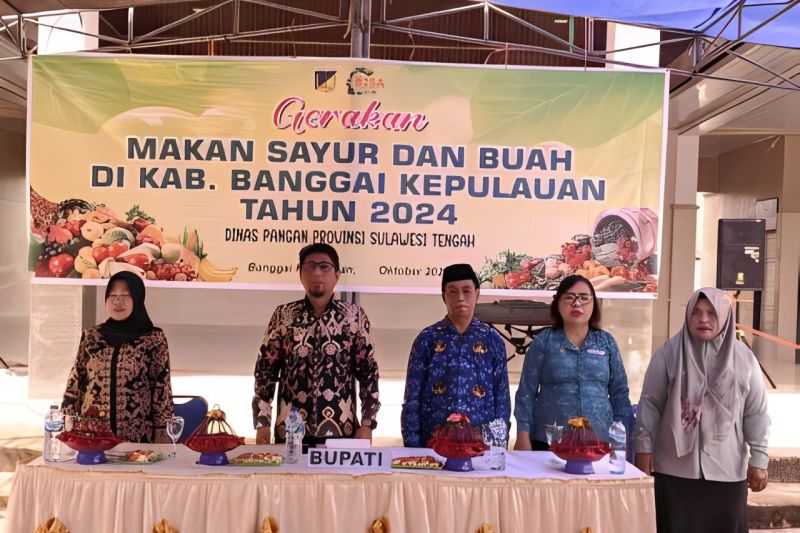 Banggai Kepulauan Galakkan Gerakan Makan Sayur dan Buah