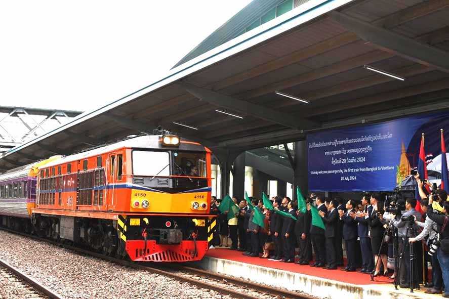 Bangkok - Vientiane Kini Terhubung via Jalur Kereta