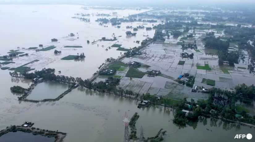 Bangladesh Dilanda Banjir Besar, 8 Orang Tewas, Jutaan Orang Mengungsi