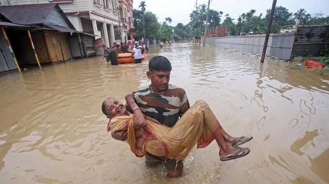 Banjir Bandang India Tewaskan 8 Orang