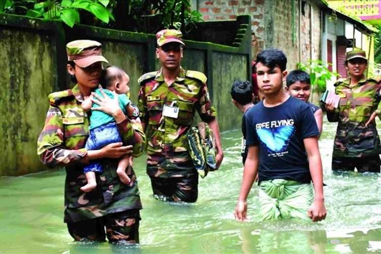 Banjir di Bangladesh Mengakibatkan Korban Tewas Bertambah Jadi 67 Orang