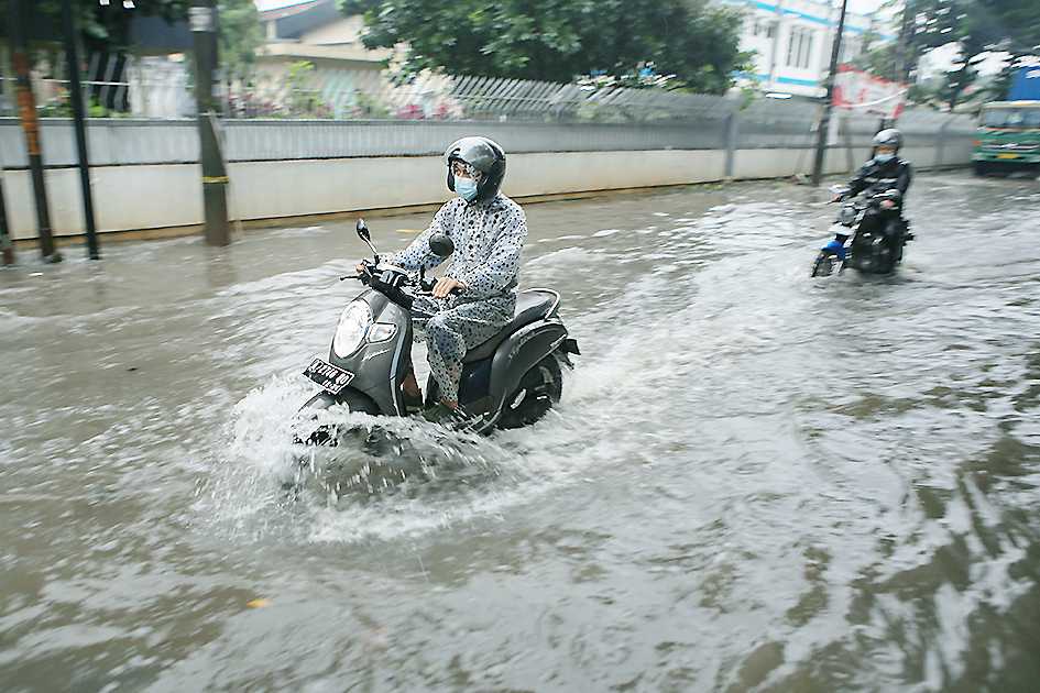 Banjir di Kawasan Manis, Jatiuwung, Kota Tangerang