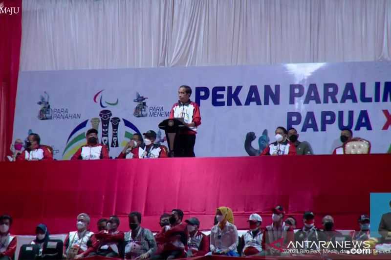 Banjir Pujian untuk Atlet Disabilitas, Presiden Jokowi: Peparnas XVI Papua Tunjukkan 'Torang Hebat'