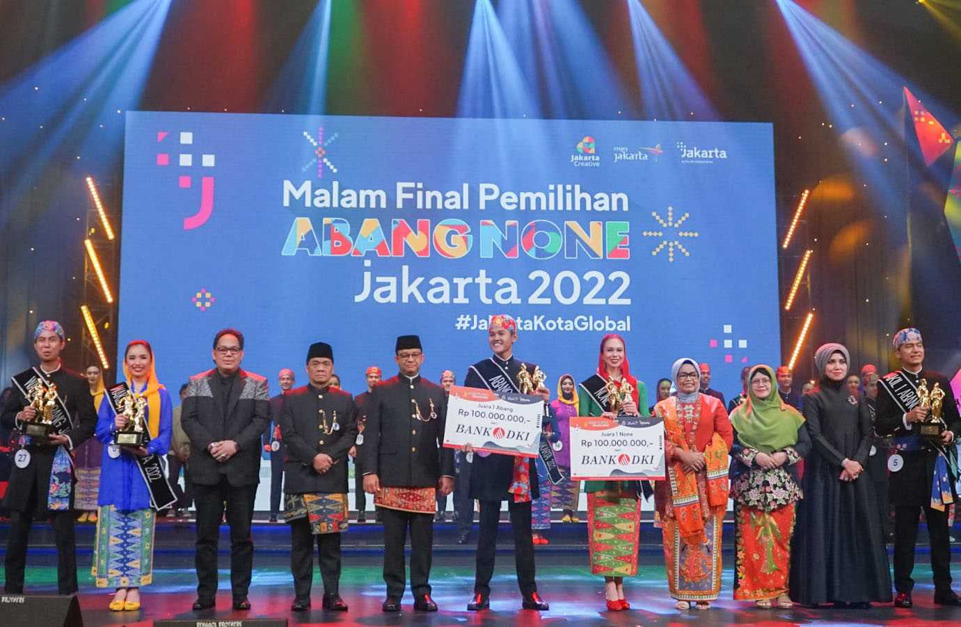 Bank DKI Berikan Total Hadiah Rp. 360 Juta Untuk Finalis Abang None  Jakarta 2022