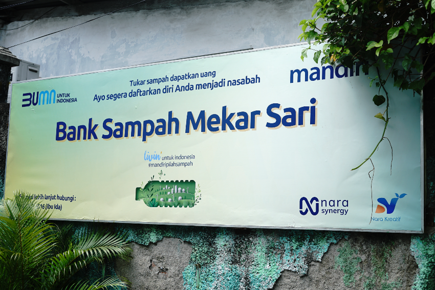 Bank Mandiri dan Kelompok Wanita Tani Kompak Olah Sampah Organik Jadi Sumber Daya Bernilai