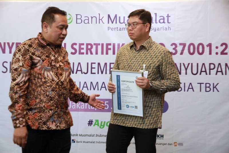 Bank Muamalat Raih Sertifikasi ISO 37001:2016 3