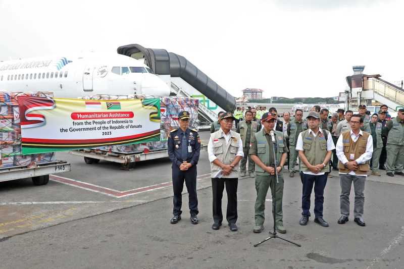 Bantu Vanuatu, Indonesia Kirim Dua Pesawat Carter dan Bantuan Logistik