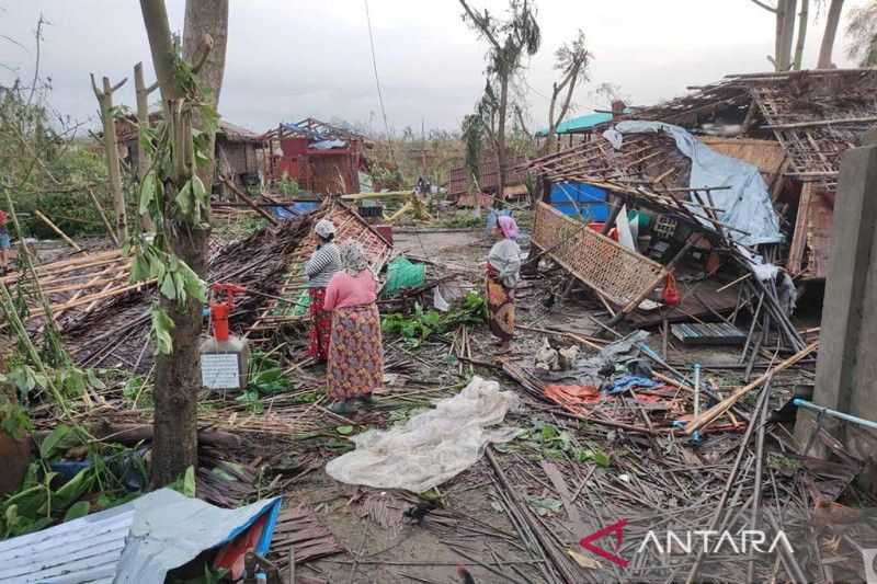 Banyak Sekali, Siklon Mocha di Rakhine Berdampak pada 5,4 Juta Warga Myanmar