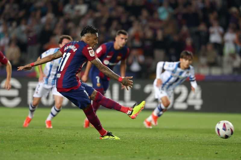 Barcelona Berhasil Naik ke Peringkat Dua Usai Menang 2-0 Atas Real Sociedad