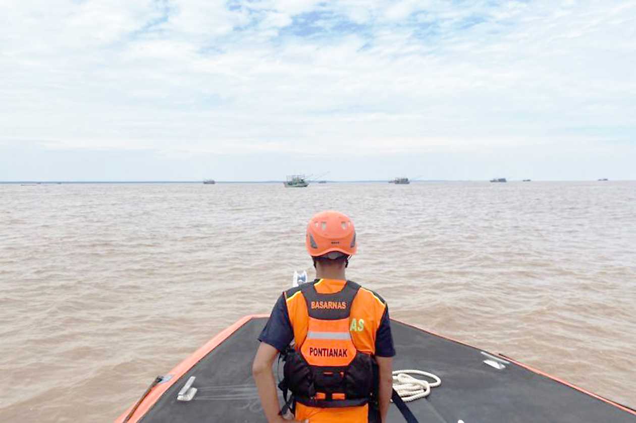 Basarnas Cari Dua Kapal Nelayan yang Hilang di Perairan Kalbar