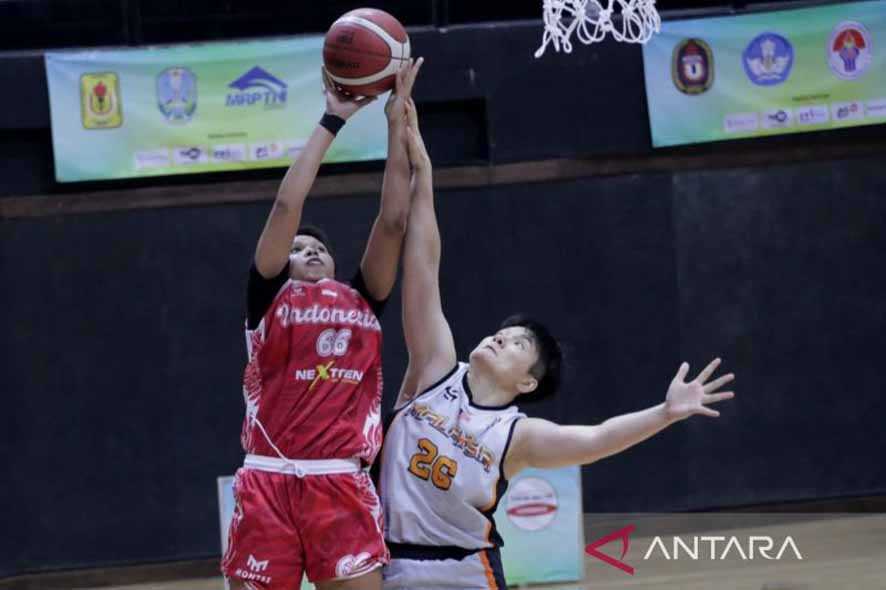 Basket Putri Indonesia Atasi Malaysia 64-44 di Penyisihan AUG 2024