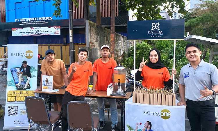 BATIQA Hotel Lampung Ikut Meriahkan Car Free Day