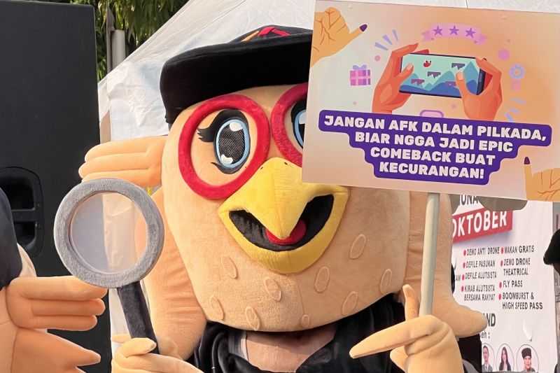 Bawaslu Manfaatkan Car Free Day untuk Ajak Masyarakat Awasi Pilkada 2024