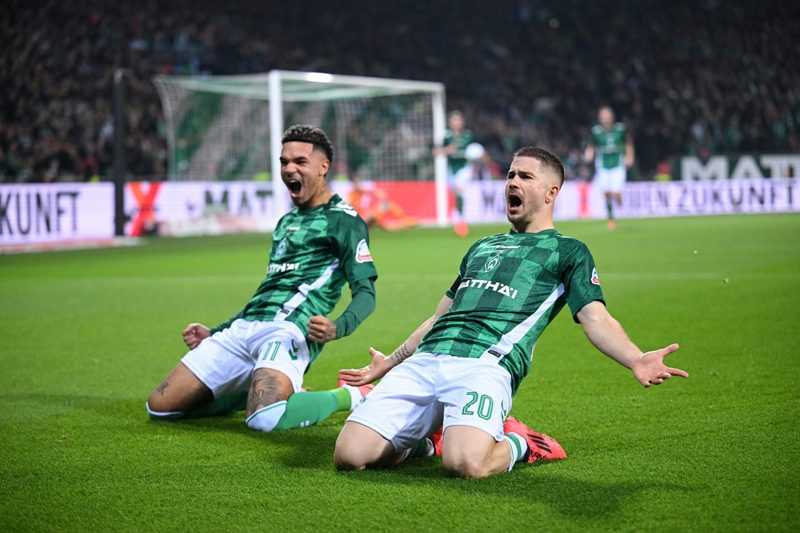 Bayer Leverkusen Diimbangi Werder Bremen akibat Kebobolan di Menit Akhir