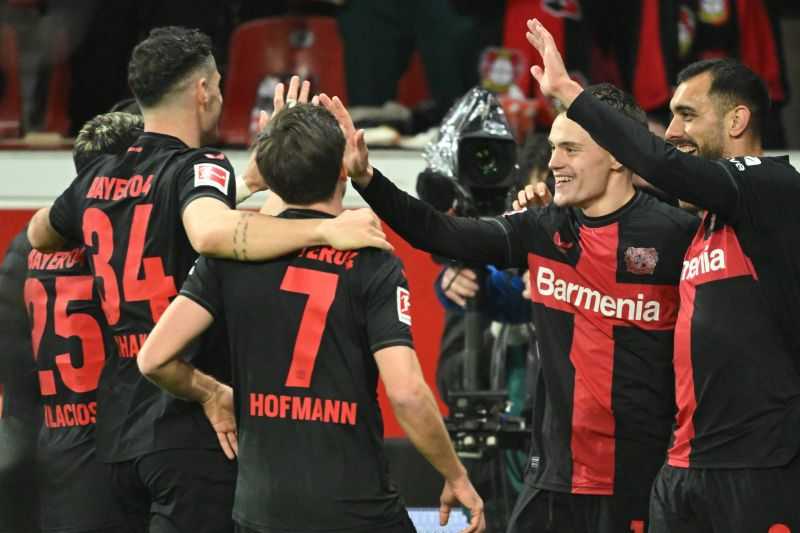 Bayer Leverkusen Jauhi Kejaran Bayern Muenchen Usai Taklukkan Wolfsburg