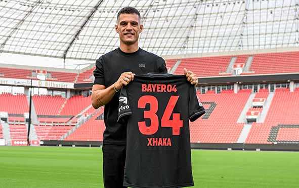 Bayer Leverkusen Rekrut Xhaka dari Arsenal