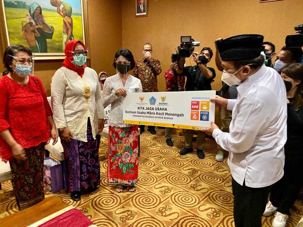 BAZNAS Kembali Salurkan Bantuan Program KJU Bersama Wapres RI di Sulut