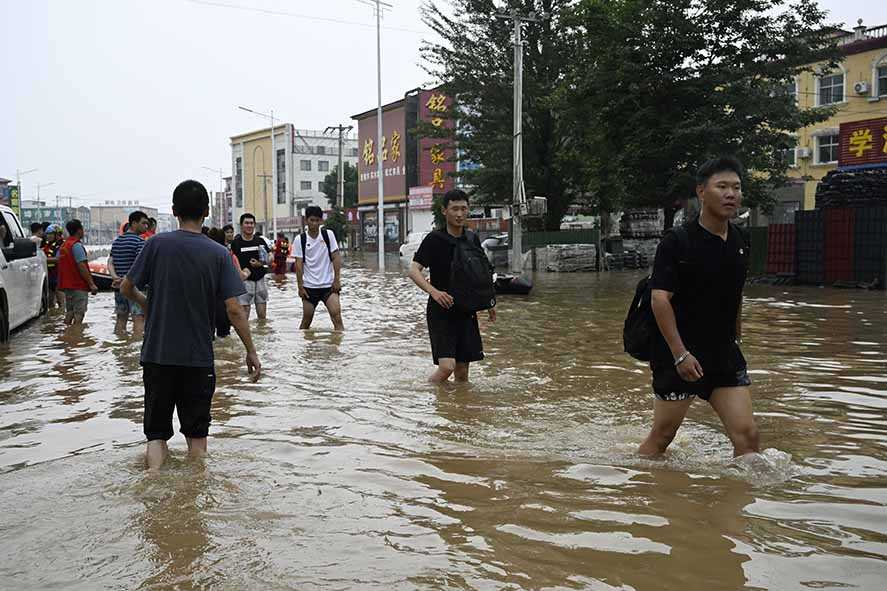 Beijing Diguyur Hujan Terparah  dalam 140 Tahun