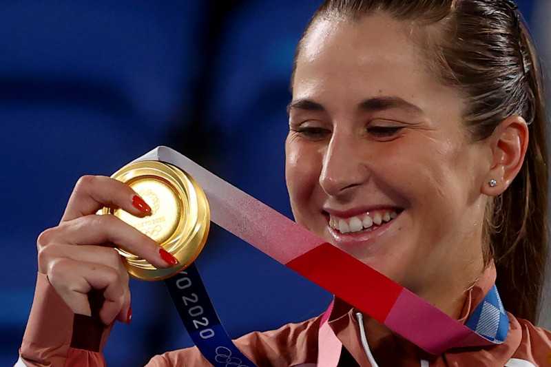 Belinda Bencic Rebut Emas Tenis Tunggal Putri Olimpiade Tokyo