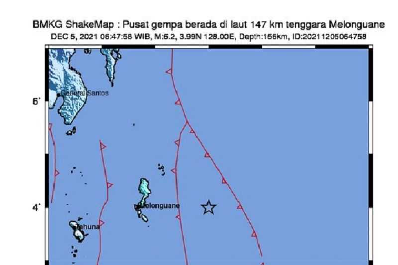 Bencana Datang Bertubi-tubi, Setelah Letusan Semeru Ada Gempa dengan Magnitudo 6,1 di Talaud