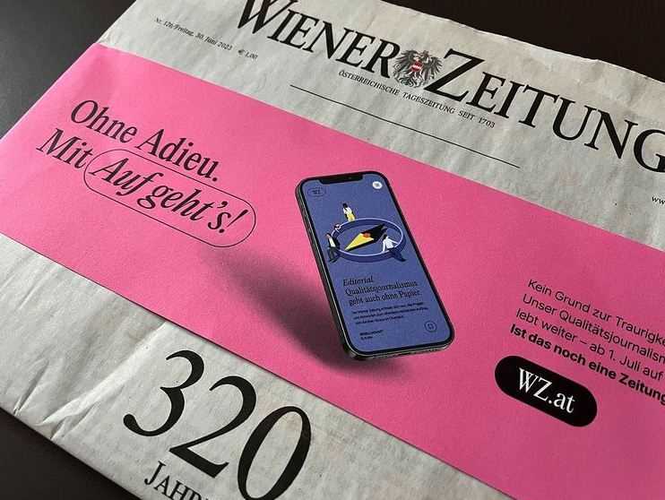 Berhenti Terbit, Koran Tertua di Dunia 'Wiener Zeitung' Beralih ke Online