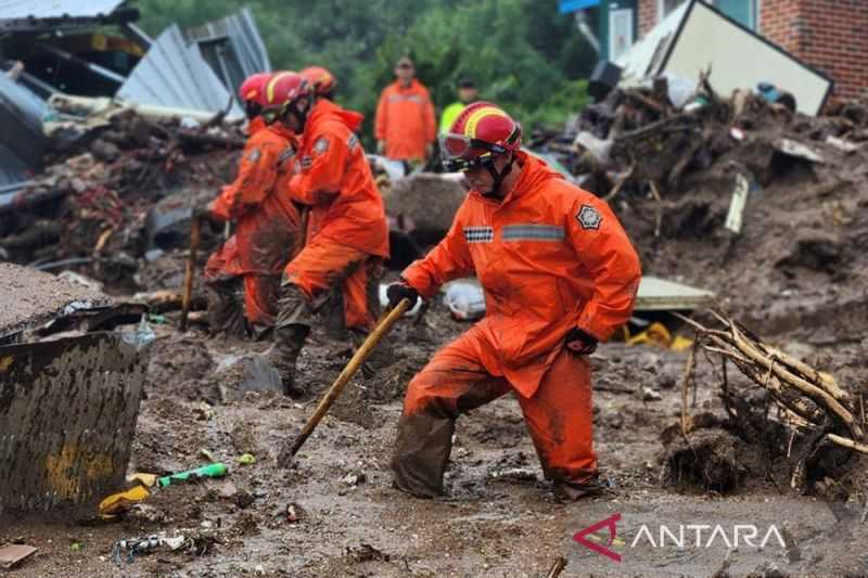 Berita Duka yang Mengagetkan, Banjir dan longsor Sebabkan 32 Orang Tewas di Korsel