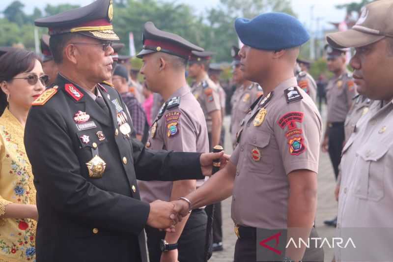 Berita Gembira, 282 Personel Polri di Papua Barat Terima Kenaikan Pangkat