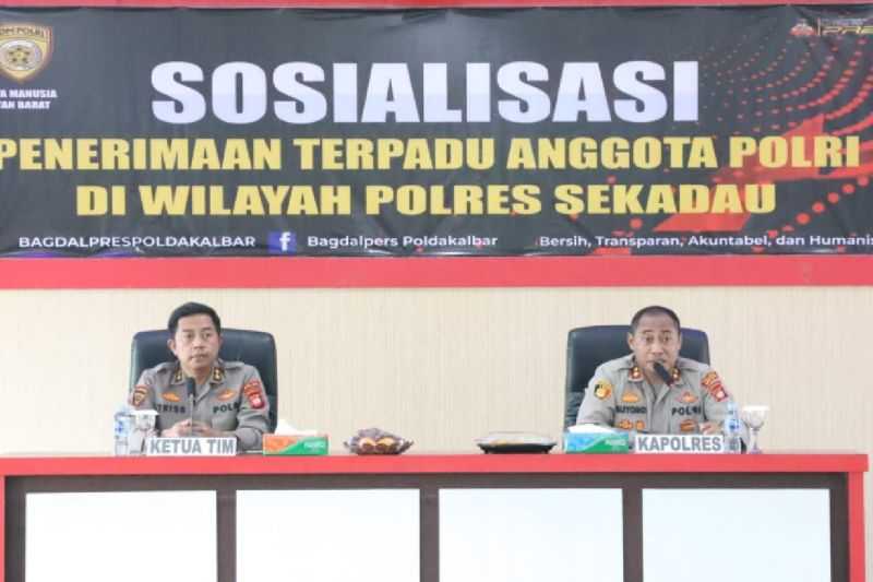 Berita Gembira bagi yang Ingin Jadi Polisi, Polda Kalbar Sosialisasikan Penerimaan Anggota Polri ke Pelajar