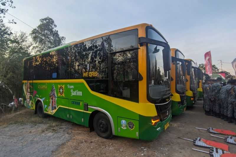 Berita Gembira, Bus Transjatim Koridor III Rute Mojokerto-Gresik Resmi Beroperasi