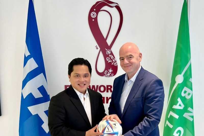 Berita Gembira, Erick: Presiden FIFA ke RI 18 Oktober Kawal Transformasi Sepak Bola