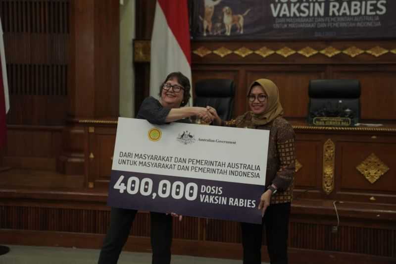 Berita Gembira, Indonesia Peroleh 400 Ribu Vaksin Rabies dari Australia