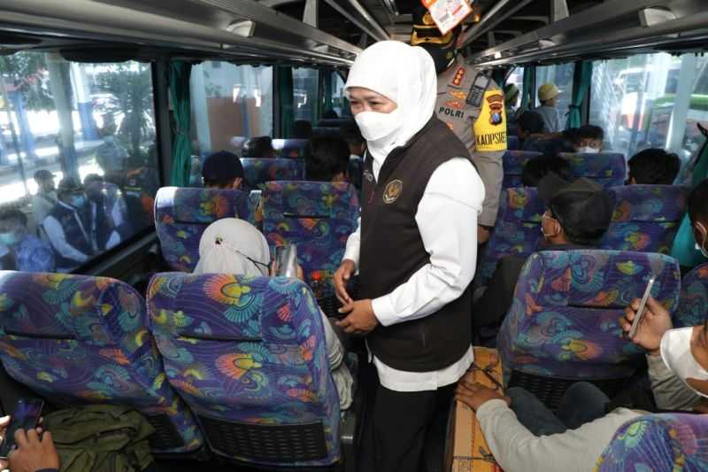 Berita Gembira, Pemprov Fasilitasi Warga Jatim di Jakarta Mudik Gratis Gunakan Bus