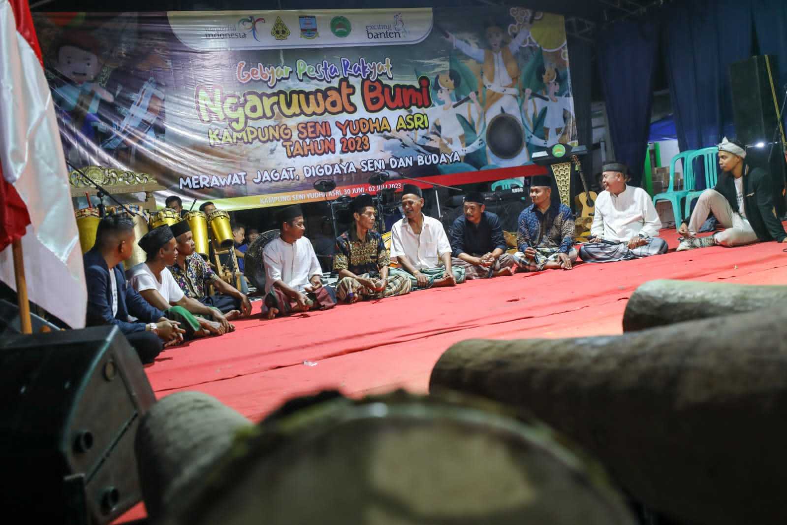 Berkat Gardu Ganjar Acara Ngaruwat Bumi Kampung Seni Yudha Asri Banten Lebih Meriah 4