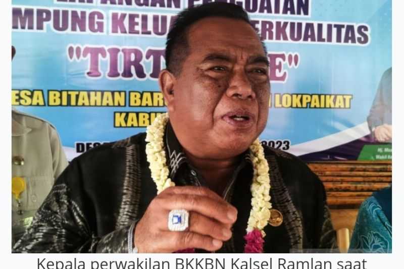 Bersaing di Tingkat Nasional, BKKBN: Kampung KB Bitahan Baru Wakili Kalsel pada Harganas