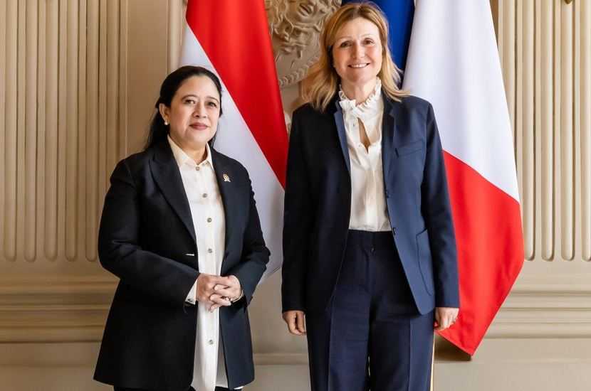 Bertemu Ketua Parlemen Prancis, Puan Pamer Produk Legislasi RI