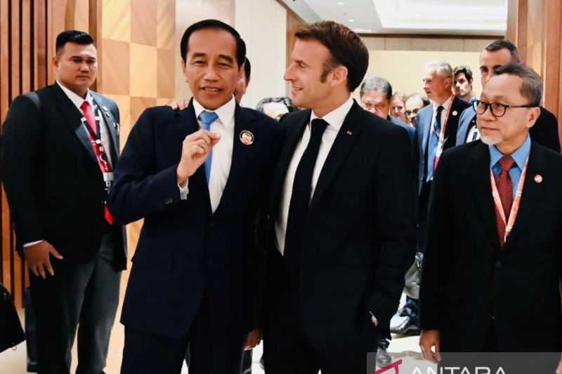 Bertemu Macron, Jokowi Apresiasi Investasi Prancis di Sektor Strategis RI