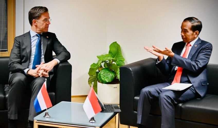 Bertemu Perdana Menteri Belanda, Presiden Jokowi Bahas Sejumlah Isu