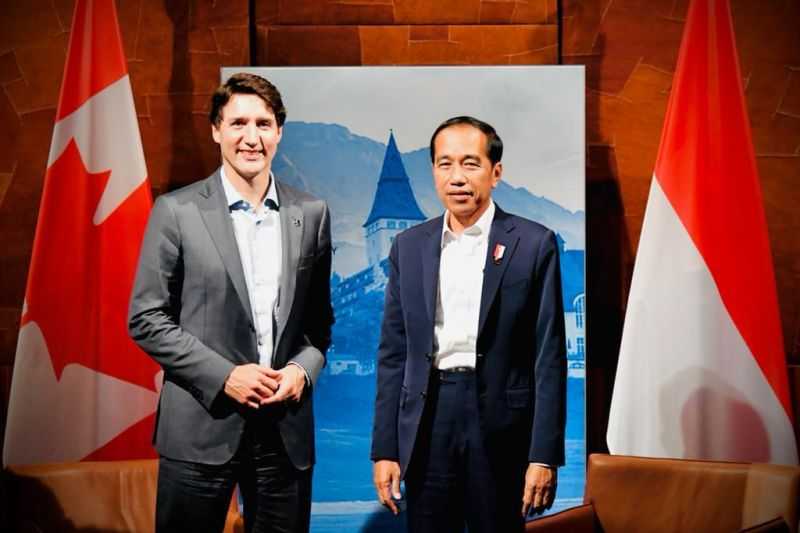 Bertemu PM Justin Trudeau, Presiden Jokowi Dorong Penguatan Kerja Sama Ekonomi Indonesia-Kanada