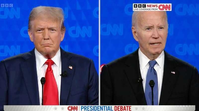Biden dan Trump Memulai Debat Pertama Pilpres AS