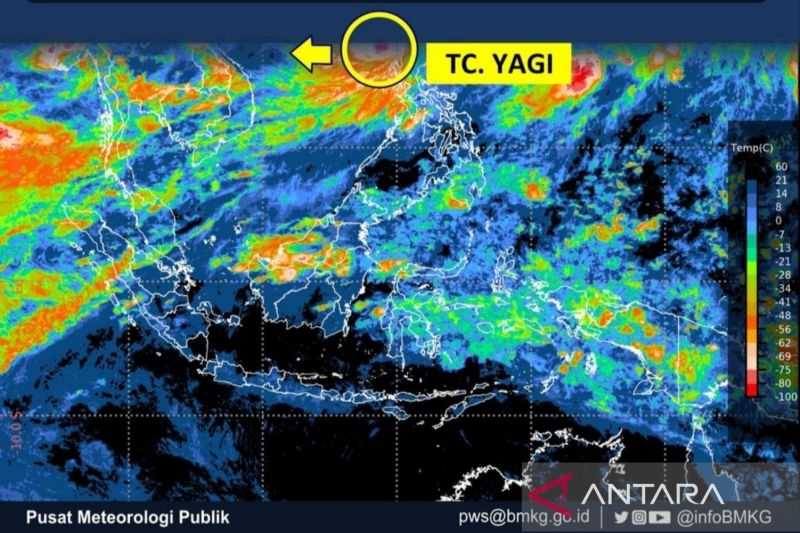 BMKG Mengatakan Indonesia Tidak Terdampak Siklon Yagi di Laut Cina Selatan