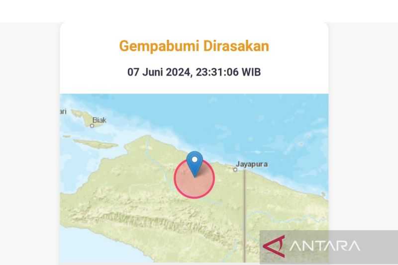 BMKG Sebut Gempa Papua Pegunungan Akibat Aktivitas Sesar Lokal