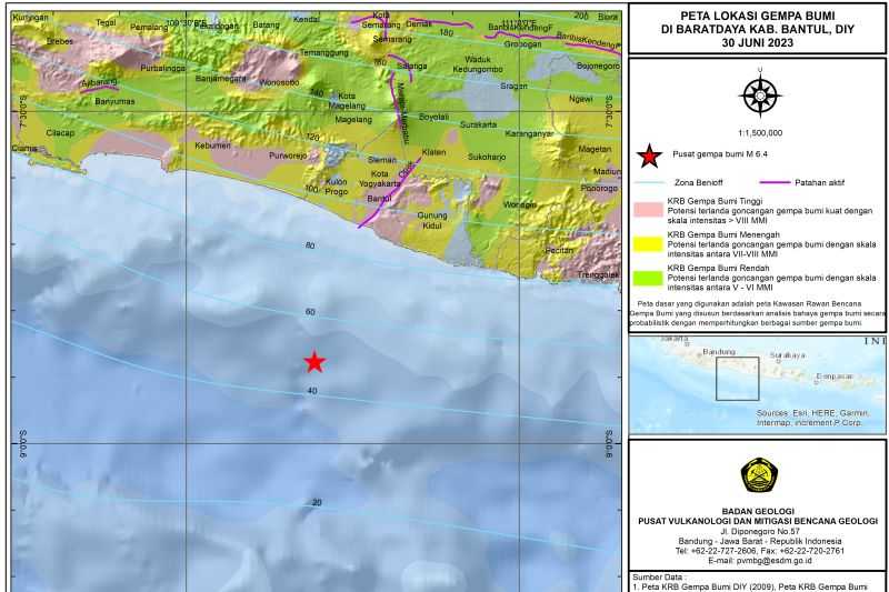 BMKG Ungkap Gempa Yogya Alarm Pengingat Zona Subduksi Masih Aktif