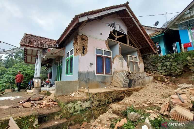 BNPB: 267 Rumah Rusak Akibat Gempa Garut