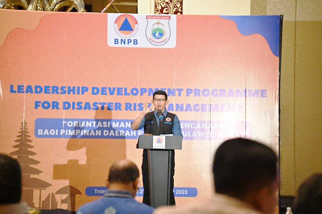 BNPB Bahas Mitigasi Bencana Bersama Pimpinan Daerah Sulbar