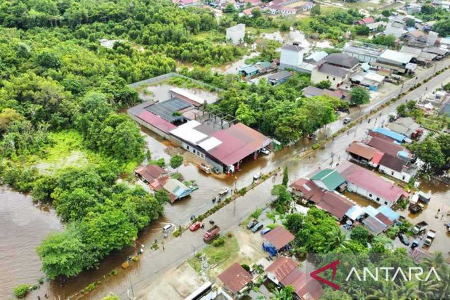 BNPB Cepat Tangani Banjir yang Rendam 32 Desa di Kalteng