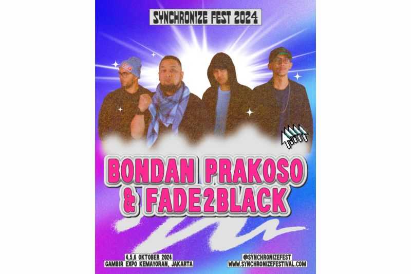 Bondan Prakoso & Fade2Black Akan Tampil di Synchronize Fest 2024