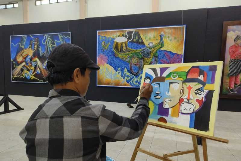 Borneo Metamorfosa Pamerkan 52 Karya Lukis Seniman Kalimantan Barat